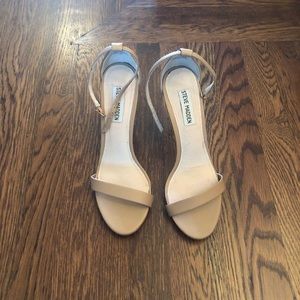 Steve Madden Nude Heeled Sandal